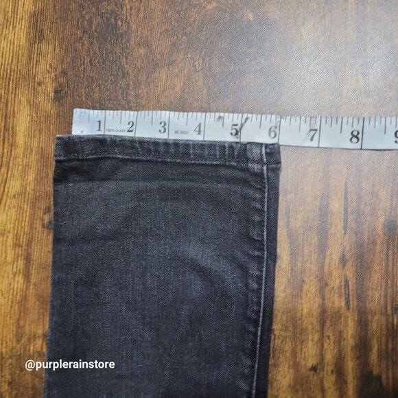 Cabi Jeans Size 6 High Straight Smolder Black Wash Stretch Denim 3560 - Picture 10 of 11